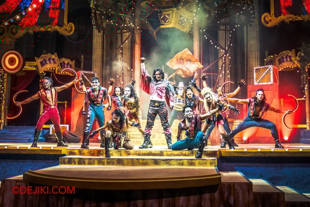 USS Halloween Horror Nights 13 Review by Dejiki Dare or Die LIVE show 5 finale group shot