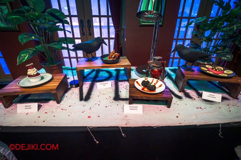 Universal Studio Singapore Halloween Horror Nights 13 Preview Blumhouse Bar food offerings