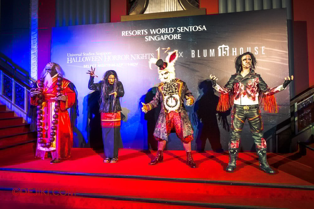 Universal Studio Singapore Halloween Horror Nights 13 Preview Creative Costuming showcase Icons Reveal Demonic Sinseh Black Spirit Mr Rabid Death Devil