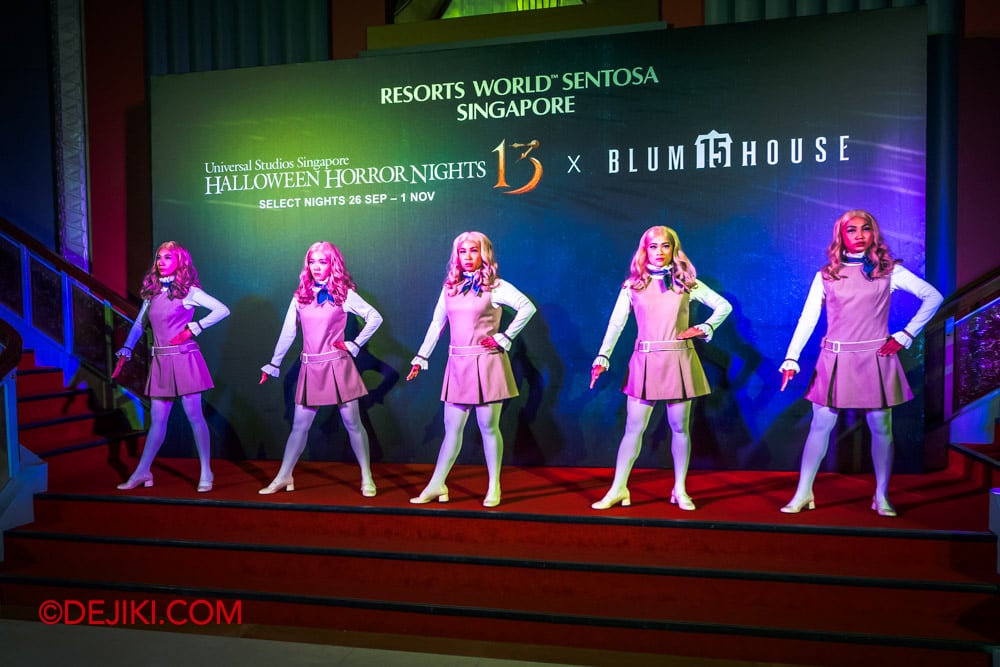 Universal Studio Singapore Halloween Horror Nights 13 Preview Creative Costuming showcase Icons Reveal M3GAN Dance finale