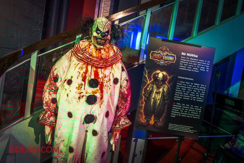 Universal Studio Singapore Halloween Horror Nights 13 Preview Creative Costuming showcase Mr Nibbles from The FEARground
