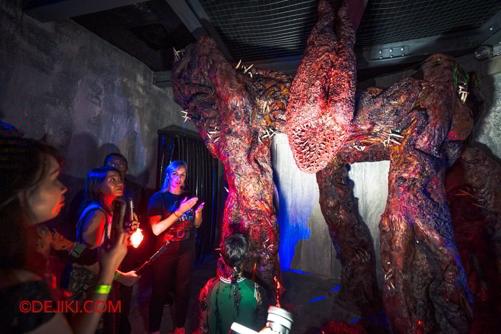 Universal Studio Singapore Halloween Horror Nights 13 Preview Stranger Things haunted house Behind the Scenes hosted by Gemma