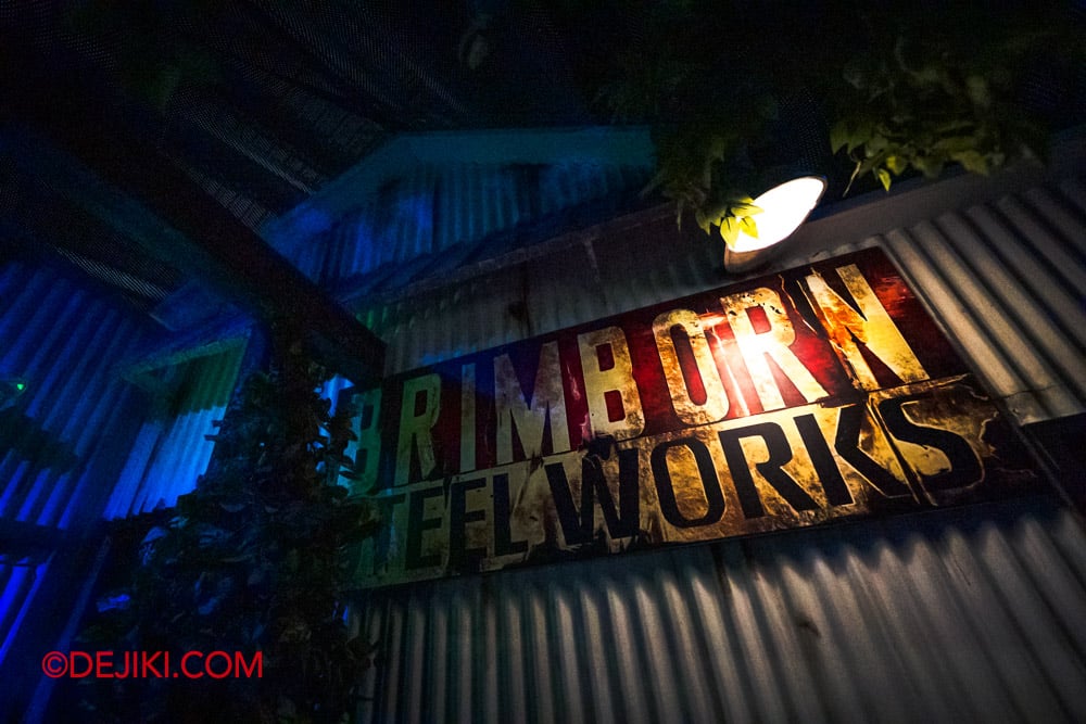Universal Studio Singapore Halloween Horror Nights 13 Preview Stranger Things haunted house Brimborn Steel Works facade 2