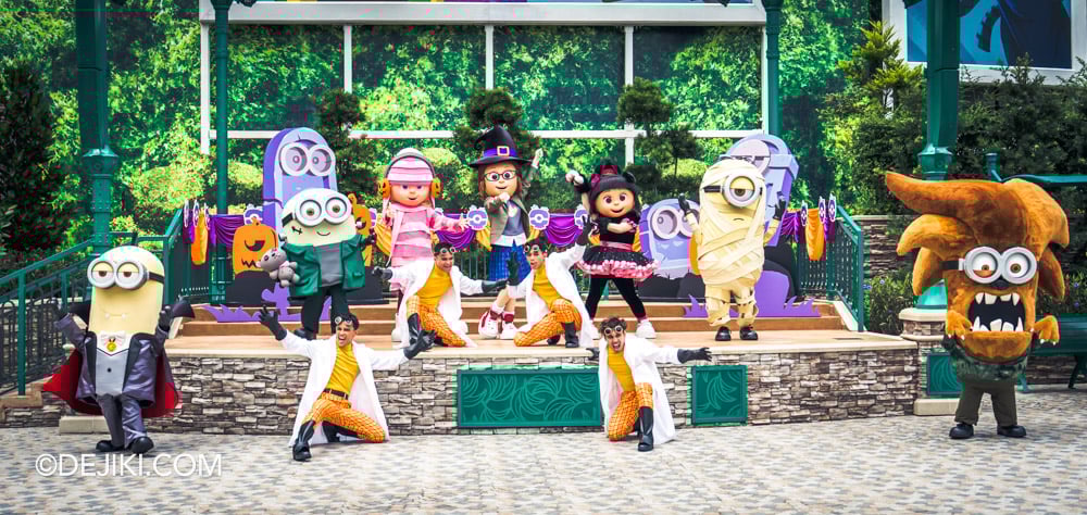 Universal Studios Singapore Day Halloween event 2025 Trick or Thrills Belloween Bash 4 Full Formation