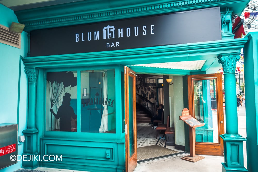 Universal Studios Singapore Day Halloween event 2025 Trick or Thrills Blumhouse Bar in the Day