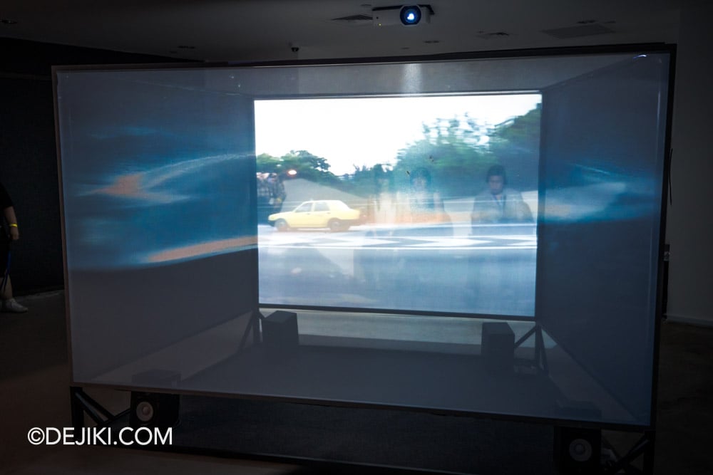 Singapore Biennale 2025 Photo Tour - Lucky Plaza - On a Clear Day You Can See Forever by Tan Pin Pin overlapping screens Singapore Biennale 2025 Photo Tour Lucky Plaza On a Clear Day You Can See Forever by Tan Pin Pin overlapping screens