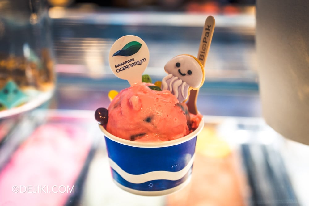 Singapore Oceanarium Animal Spotlight Sea Jellies Immersive Programme Sea Jelly Special Gelato at Tide Deli for a limited time