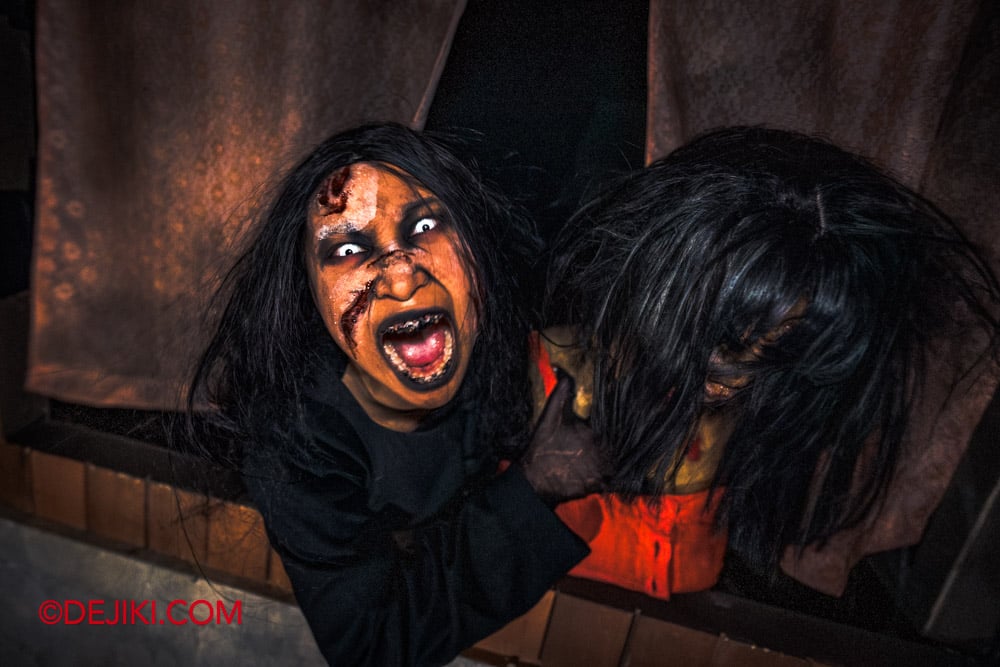 USS Halloween Horror Nights 13 Review by Dejiki Death Whisperer haunted house 8 Black Spirit attack