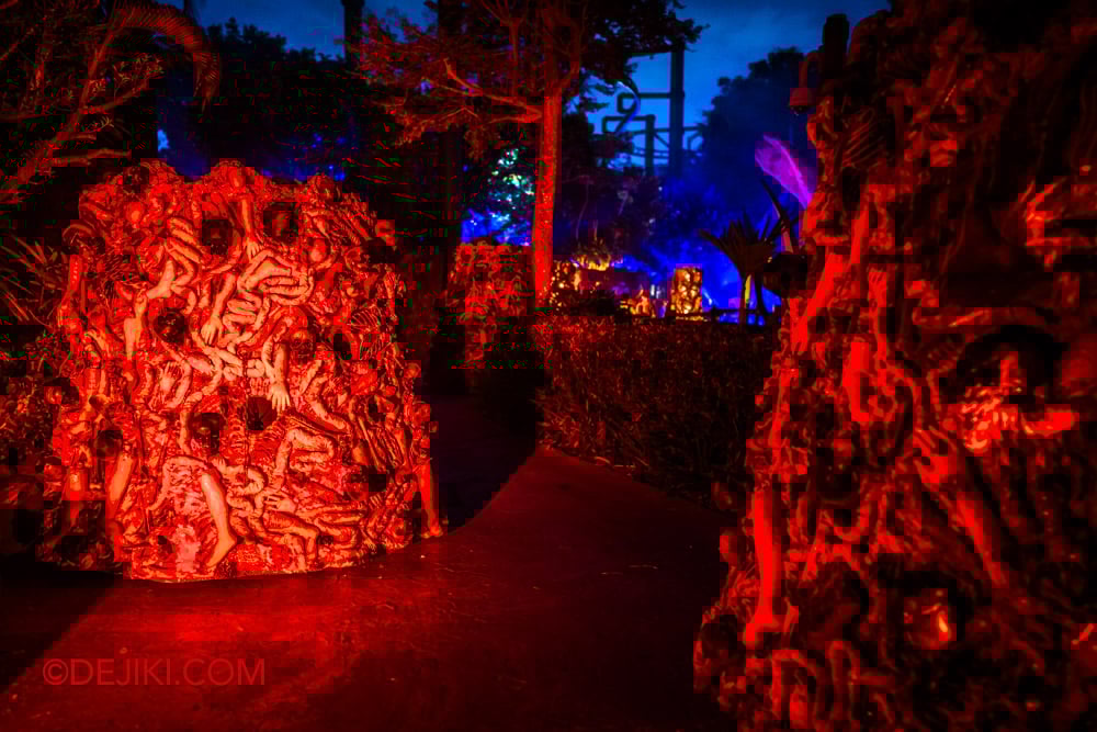 USS Halloween Horror Nights 13 Scare Zone Feature by Dejiki The Realm of Yokai 15 The Towers of Bodies