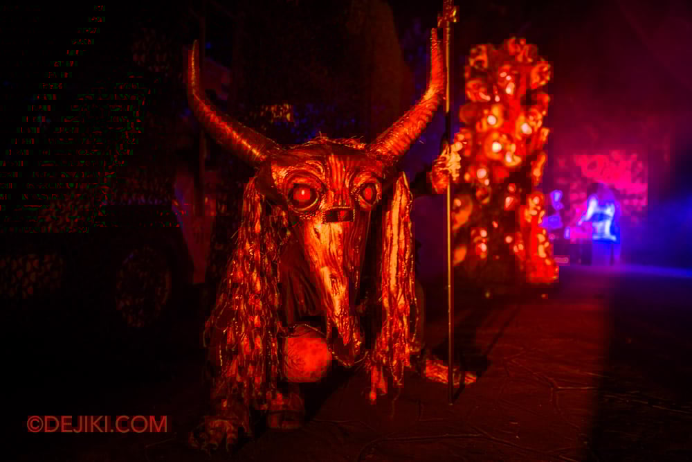 USS Halloween Horror Nights 13 Scare Zone Feature by Dejiki The Realm of Yokai 18 The Horned Yokai