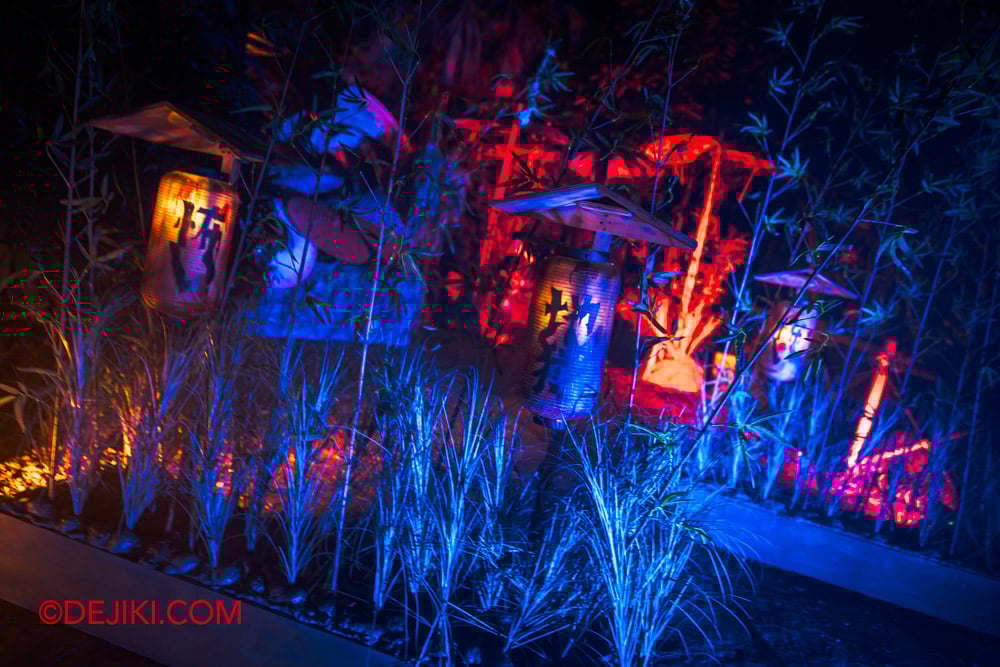 USS Halloween Horror Nights 13 Scare Zone Feature by Dejiki The Realm of Yokai 9 Lantern and Umbrellas