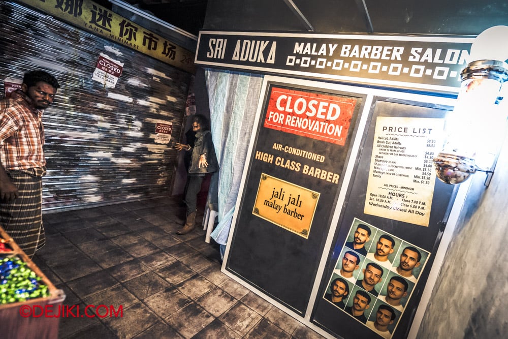 USS Halloween Horror Nights 13 Special Feature Haunted House Tour by Dejiki Singapore's Most Haunted Build to Horror 4 Barber overview