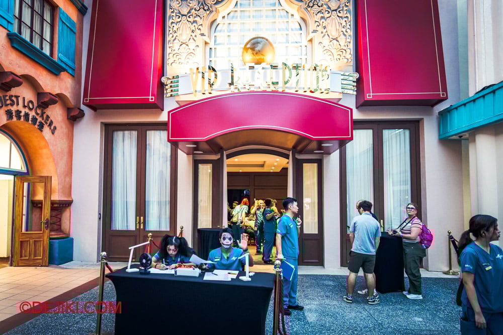 Universal Studios Singapore Halloween Horror Nights 13 USS HHN13 RIP Tour New VIP Reception Exterior wide