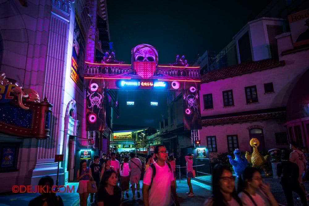 Universal Studios Singapore Halloween Horror Nights 13 USS HHN13 The Unruly Immortals queue entrance