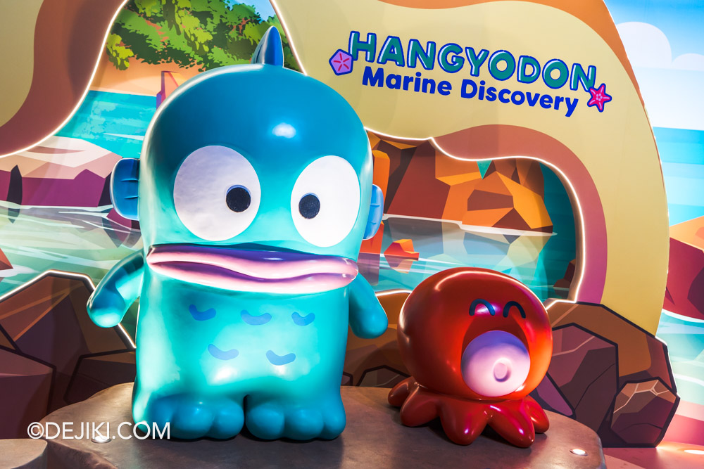 Singapore Oceanarium Hangyodon Marine Discovery event - Feature Installation at Spirit of Exploration zone Hangyodon and Sayuri sculpture close-up Singapore Oceanarium Hangyodon Marine Discovery event Feature Installation at Spirit of Exploration zone Hangyodon and Sayuri sculpture close up