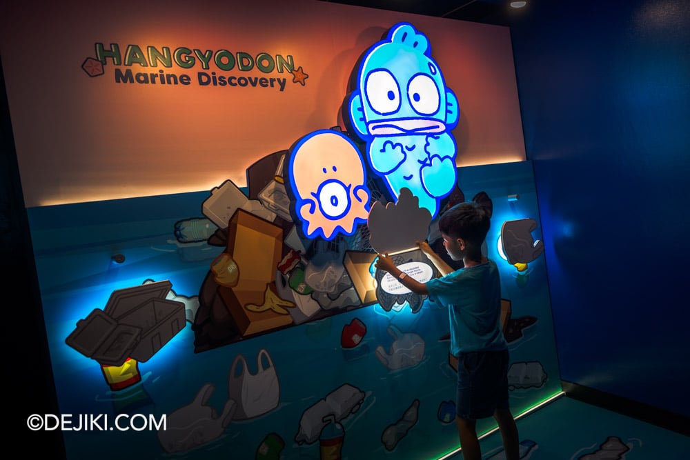 Singapore Oceanarium Hangyodon Marine Discovery event - Installation at Migrators area Singapore Oceanarium Hangyodon Marine Discovery event Installation at Migrators area