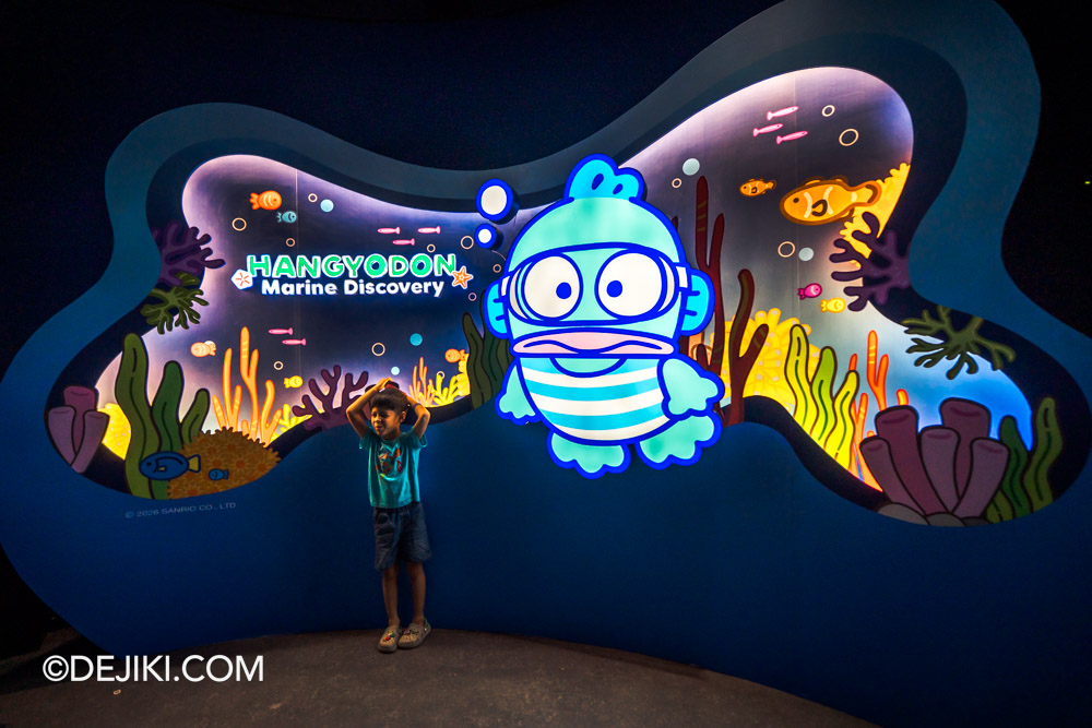 Singapore Oceanarium Hangyodon Marine Discovery event - Installation at Reef Animals and Kelp Forest area Singapore Oceanarium Hangyodon Marine Discovery event Installation at Reef Animals and Kelp Forest area