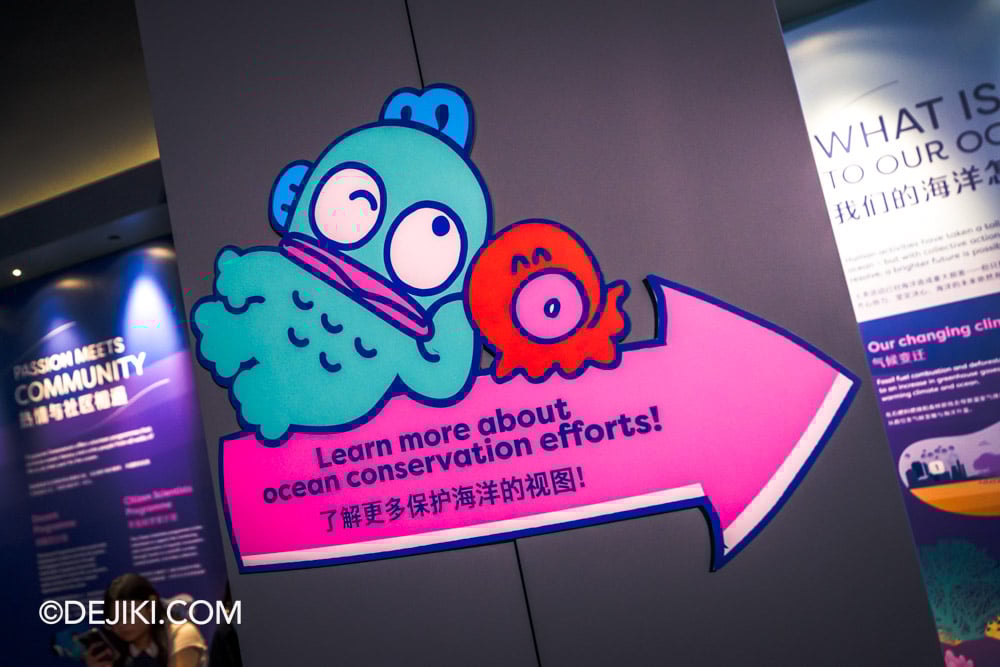 Singapore Oceanarium Hangyodon Marine Discovery event - Installation themed wayfinding for education content Singapore Oceanarium Hangyodon Marine Discovery event Installation themed wayfinding for education content