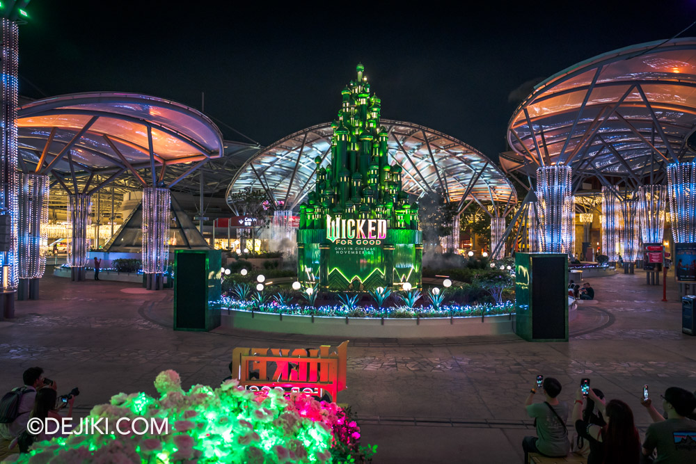 Universal Studios Singapore 2025 Wicked For Good event - Discover Your Good at Sentosa - Emerald City at Lake of Dreams Limitless Lights show Universal Studios Singapore 2025 Wicked For Good event Discover Your Good at Sentosa Emerald City at Lake of Dreams Limitless Lights show