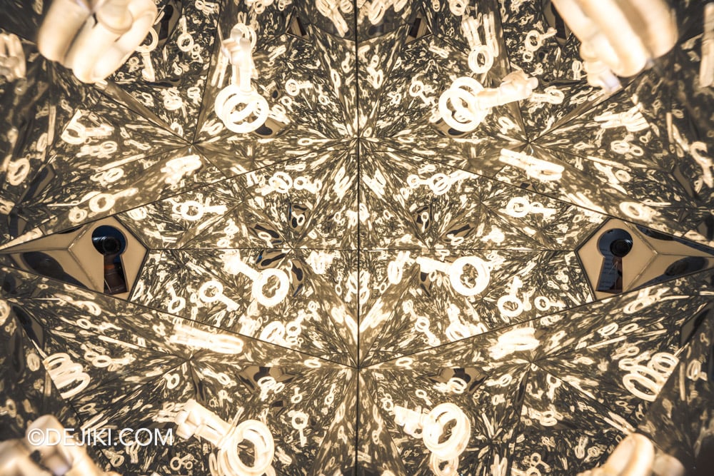 SKULLPANDA CAGE-UNCAGE SINGAPORE at National Museum of Singapore - 5 The Key keyhole interior SKULLPANDA CAGE UNCAGE SINGAPORE at National Museum of Singapore 5 The Key keyhole interior