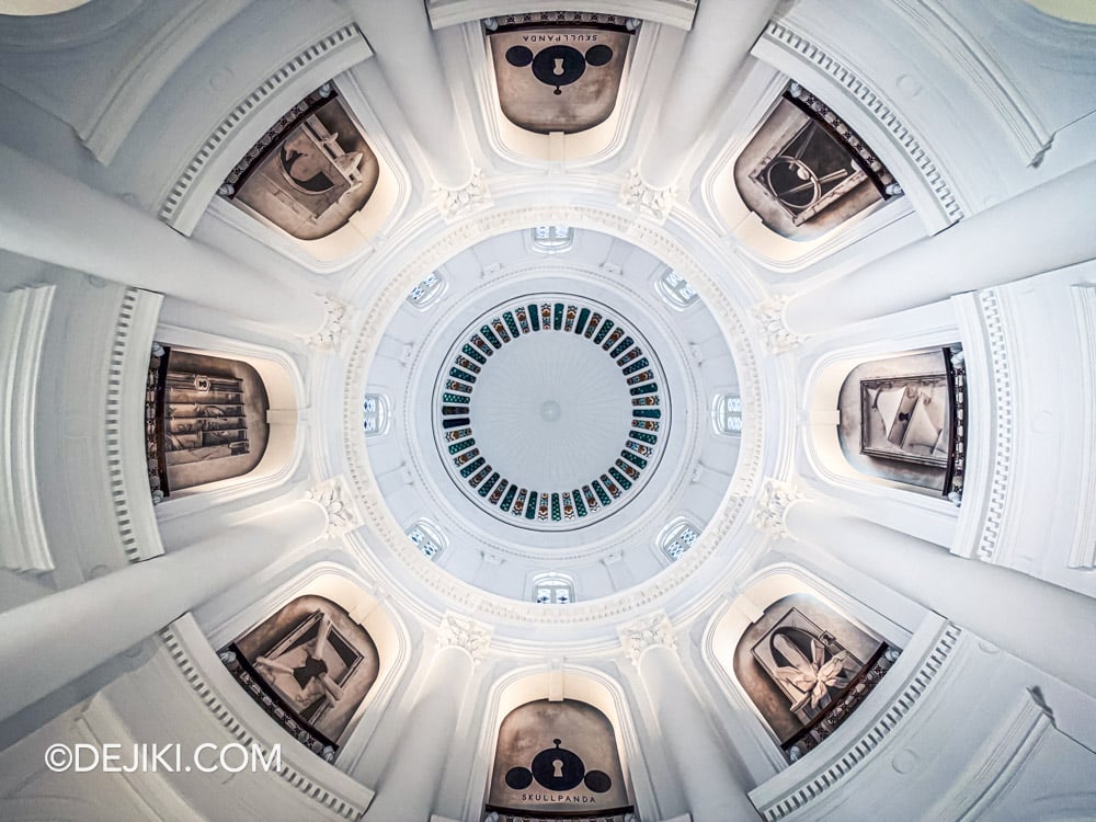 SKULLPANDA CAGE-UNCAGE SINGAPORE at National Museum of Singapore - Rotunda Skullpanda Window Fittings SKULLPANDA CAGE UNCAGE SINGAPORE at National Museum of Singapore Rotunda Skullpanda Window Fittings