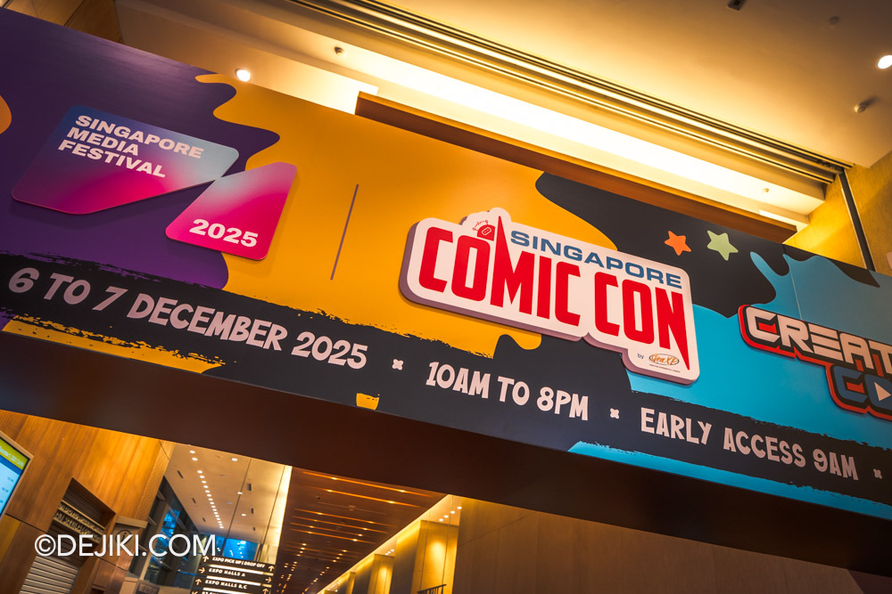 Singapore Comic Con 2025 - 1 Entrance Arch closeup Singapore Comic Con 2025 1 Entrance Arch closeup