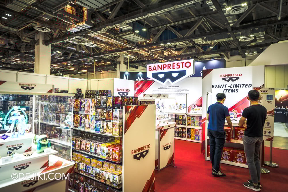 Singapore Comic Con 2025 - Show Floor - Bandai Banpresto Singapore Comic Con 2025 Show Floor Bandai Banpresto