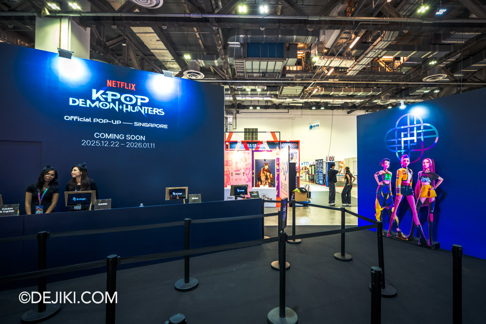 Singapore Comic Con 2025 - Show Floor - K-Pop Demon Hunters Pop-Up Booth overview Singapore Comic Con 2025 Show Floor K Pop Demon Hunters Pop Up Booth overview