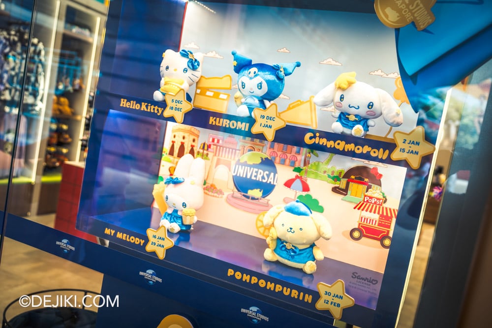 Universal Studios Singapore New Exclusive Sanrio Collection at Thats a Wrap window weekly doll feature Universal Studios Singapore New Exclusive Sanrio Collection at Thats a Wrap window weekly doll feature