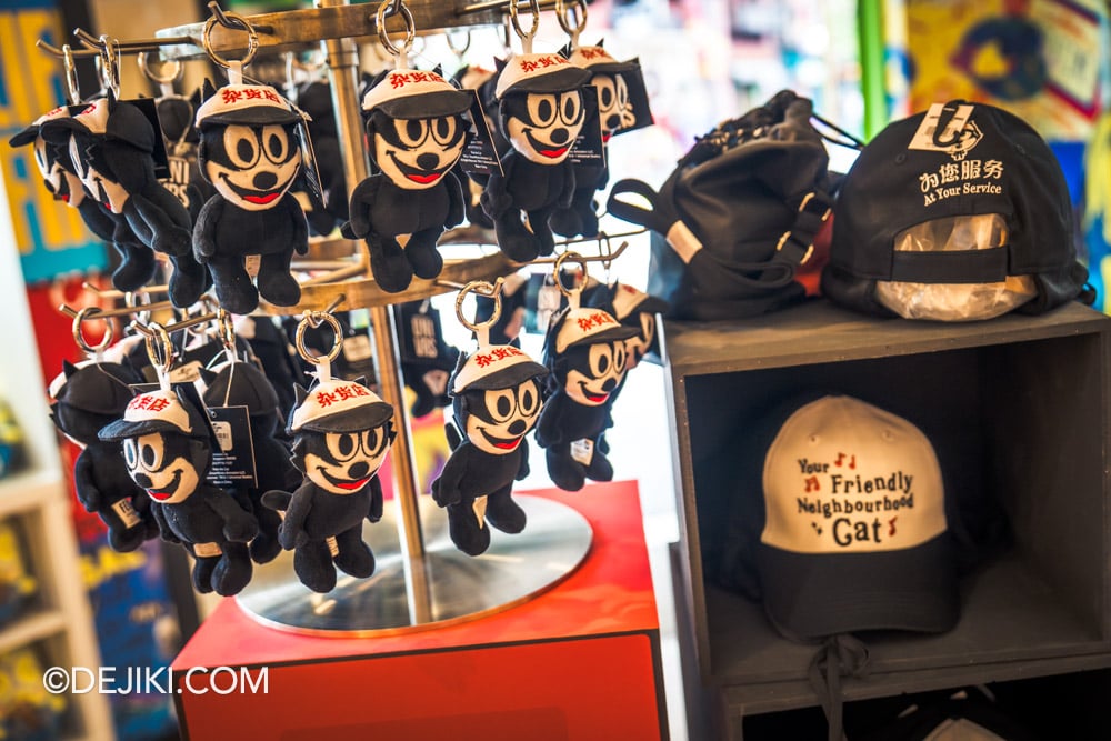 Universal Studios Singapore UNIVRS Store - New Exclusive Project+65 collection Felix The Cat x The Corner Shop plush and cap Universal Studios Singapore UNIVRS Store New Exclusive Project65 collection Felix The Cat x The Corner Shop plush and cap