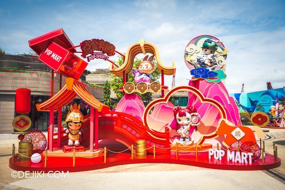 Resorts World Sentosa RWS Gallop into POP-SPERITY The Golden Gallop POP MART Installation - Grand Installation with Hirono, LABUBU, Tinytiny and DIMOO Resorts World Sentosa RWS Gallop into POP SPERITY The Golden Gallop POP MART Installation Grand Installation with Hirono LABUBU Tinytiny and DIMOO