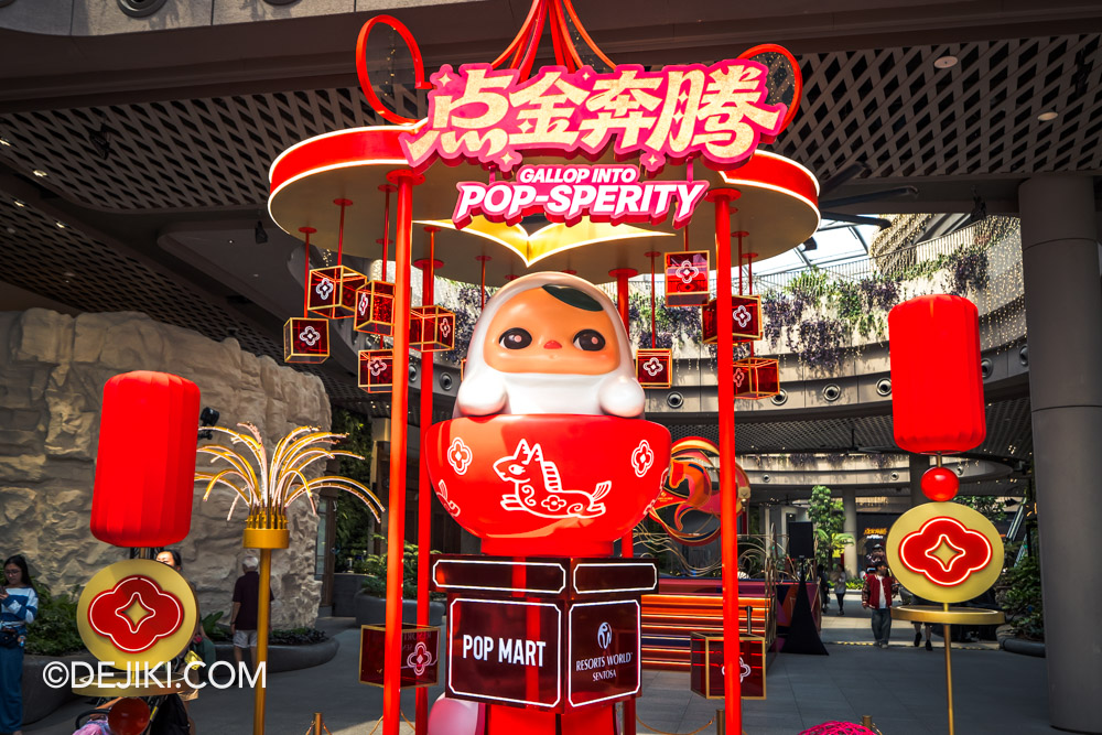Resorts World Sentosa RWS Gallop into POP-SPERITY The Golden Gallop POP MART Installation - PUCKY Resorts World Sentosa RWS Gallop into POP SPERITY The Golden Gallop POP MART Installation PUCKY