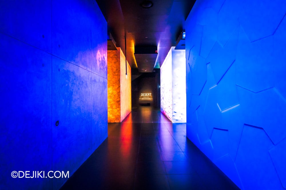 Mandai Singapore Exploria attraction - 3 Extreme Frontiers corridors Mandai Singapore Exploria attraction 3 Extreme Frontiers corridors