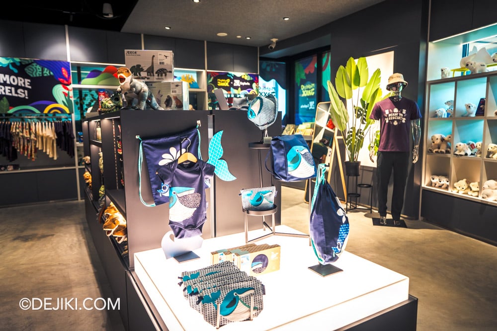 Mandai Singapore Exploria attraction - Exploria Shop Mandai wildlife parks merchandise display Mandai Singapore Exploria attraction Exploria Shop Mandai wildlife parks merchandise display
