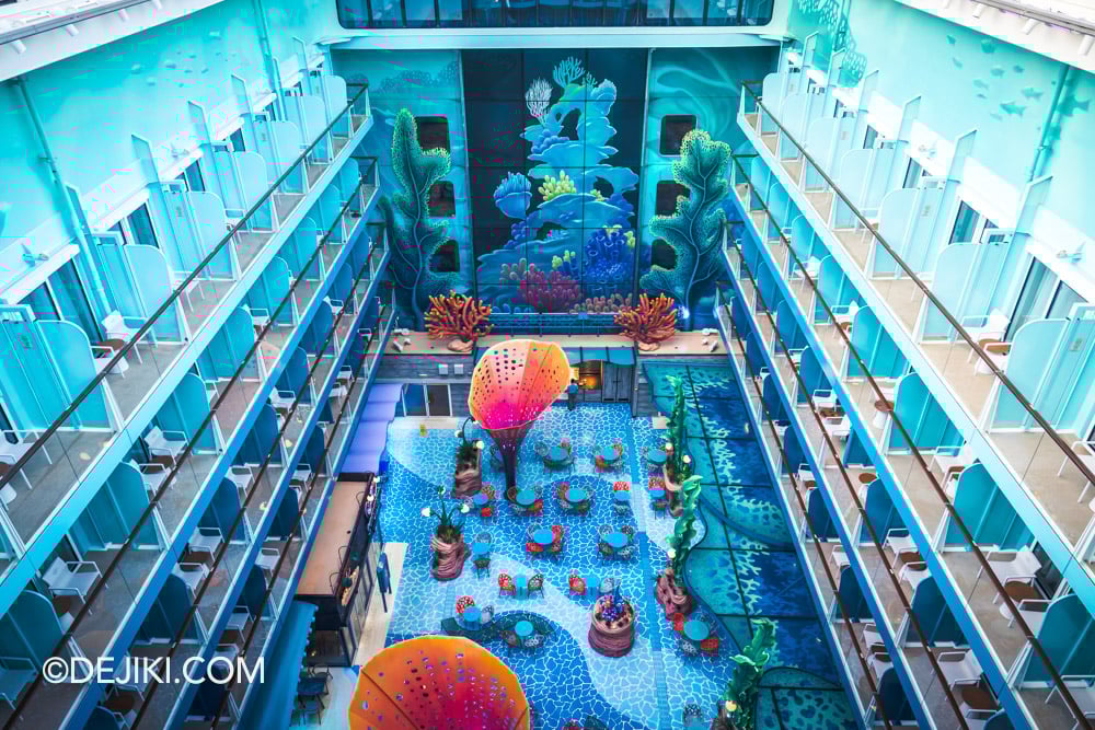 Disney Adventure Maiden Voyage Experience Trip Report and Review - Plain Decor at Disney Discovery Reef Disney Adventure Maiden Voyage Experience Trip Report and Review Plain Decor at Disney Discovery Reef