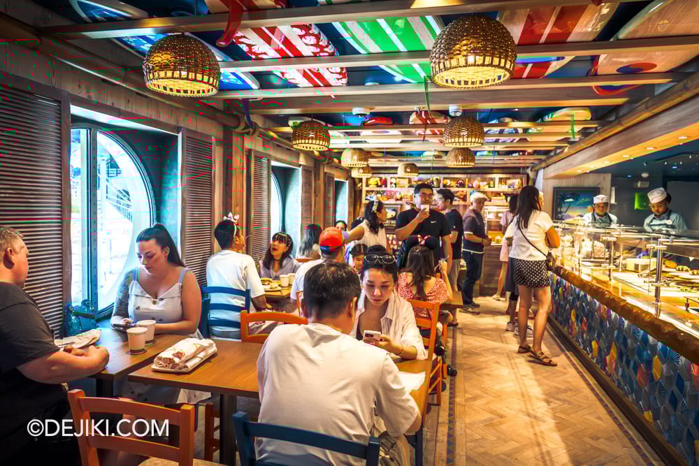 Disney Adventure Maiden Voyage Experience Trip Report and Review Quick Service Restaurants - Stitch's Ohana Grill Disney Adventure Maiden Voyage Experience Trip Report and Review Quick Service Restaurants Stitchs Ohana Grill