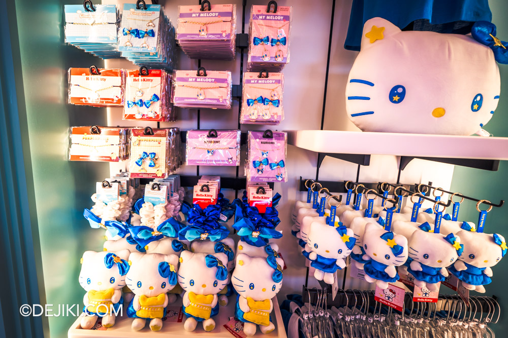 Universal Studios Singapore 2026 Sanrio Superstar Boutique USS Exclusive Universal Blue Collection display plush and accessories Universal Studios Singapore 2026 Sanrio Superstar Boutique USS Exclusive Universal Blue Collection display plush and accessories