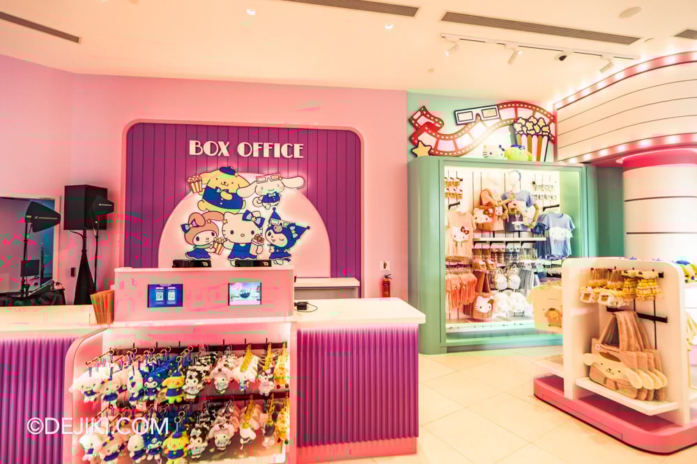 Universal Studios Singapore 2026 Sanrio Superstar Boutique overview Box Office side Universal Studios Singapore 2026 Sanrio Superstar Boutique overview Box Office side