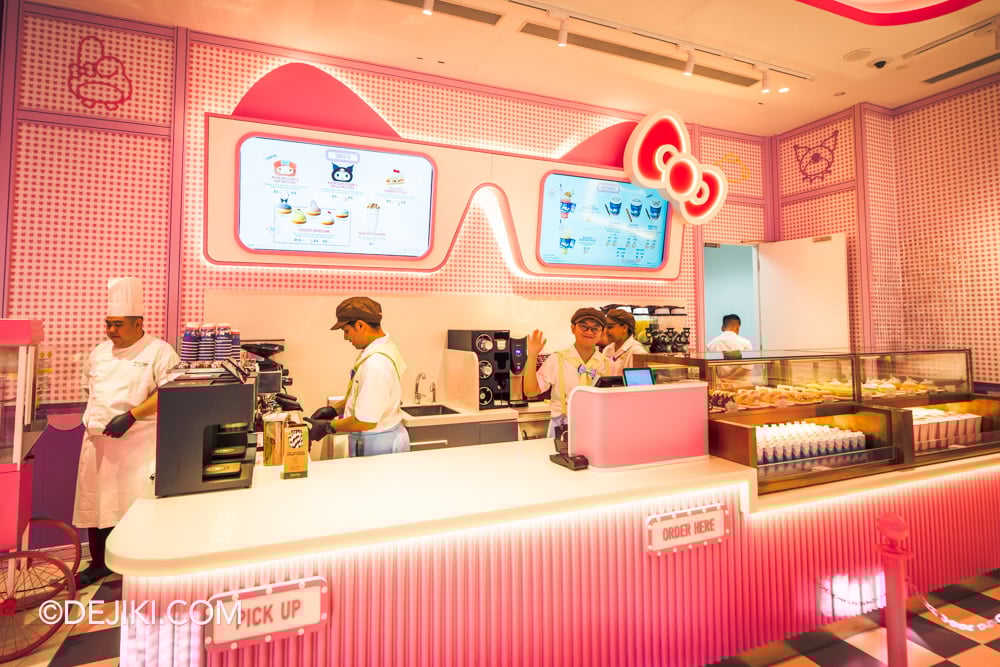 Universal Studios Singapore 2026 Sanrio Superstar Cafe interior overview Universal Studios Singapore 2026 Sanrio Superstar Cafe interior overview