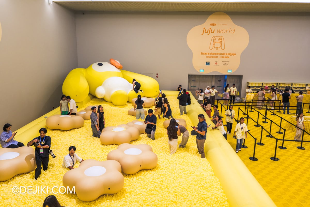 Cj Hendry juju world at IMBA Theatre Singapore - view from top of slides - ball pit area near store Cj Hendry juju world at IMBA Theatre Singapore view from top of slides ball pit area near store