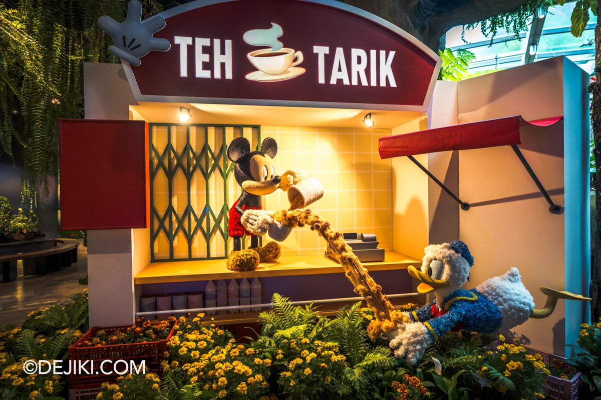 Gardens by the Bay 2026 Disney Garden of Wonder - Singapore Local Hawker Food Series Mickey and Donald Teh Tarik Gardens by the Bay 2026 Disney Garden of Wonder Singapore Local Hawker Food Series Mickey and Donald Teh Tarik