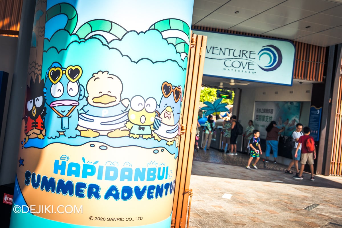 RWS Resorts World Sentosa Summer of Treasures - Sanrio Hapidanbui Summer at Advenure Cove Waterpark RWS Resorts World Sentosa Summer of Treasures Sanrio Hapidanbui Summer at Advenure Cove Waterpark