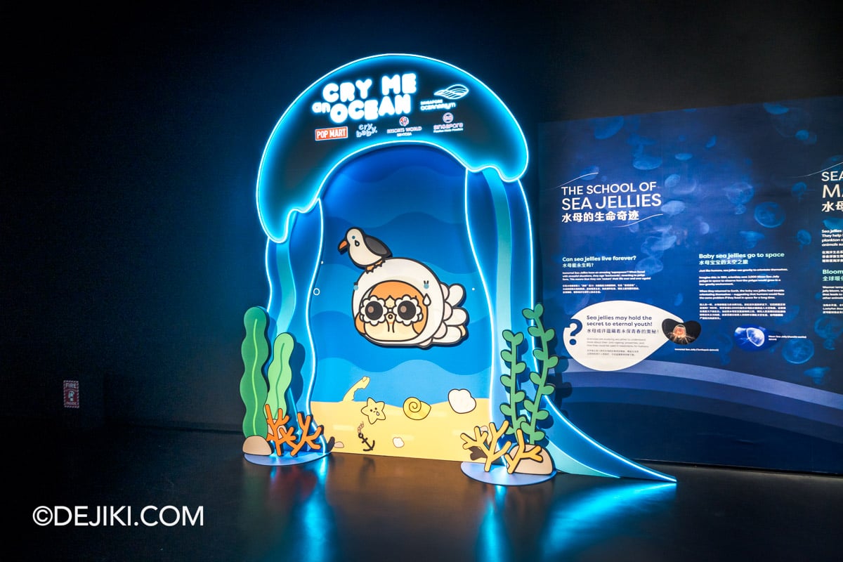 RWS Singapore Oceanarium 2026 POP MART CRYBABY CRY ME an OCEAN Activation - 4 Photo Wall at Sea Jellies RWS Singapore Oceanarium 2026 POP MART CRYBABY CRY ME an OCEAN Activation 4 Photo Wall at Sea Jellies