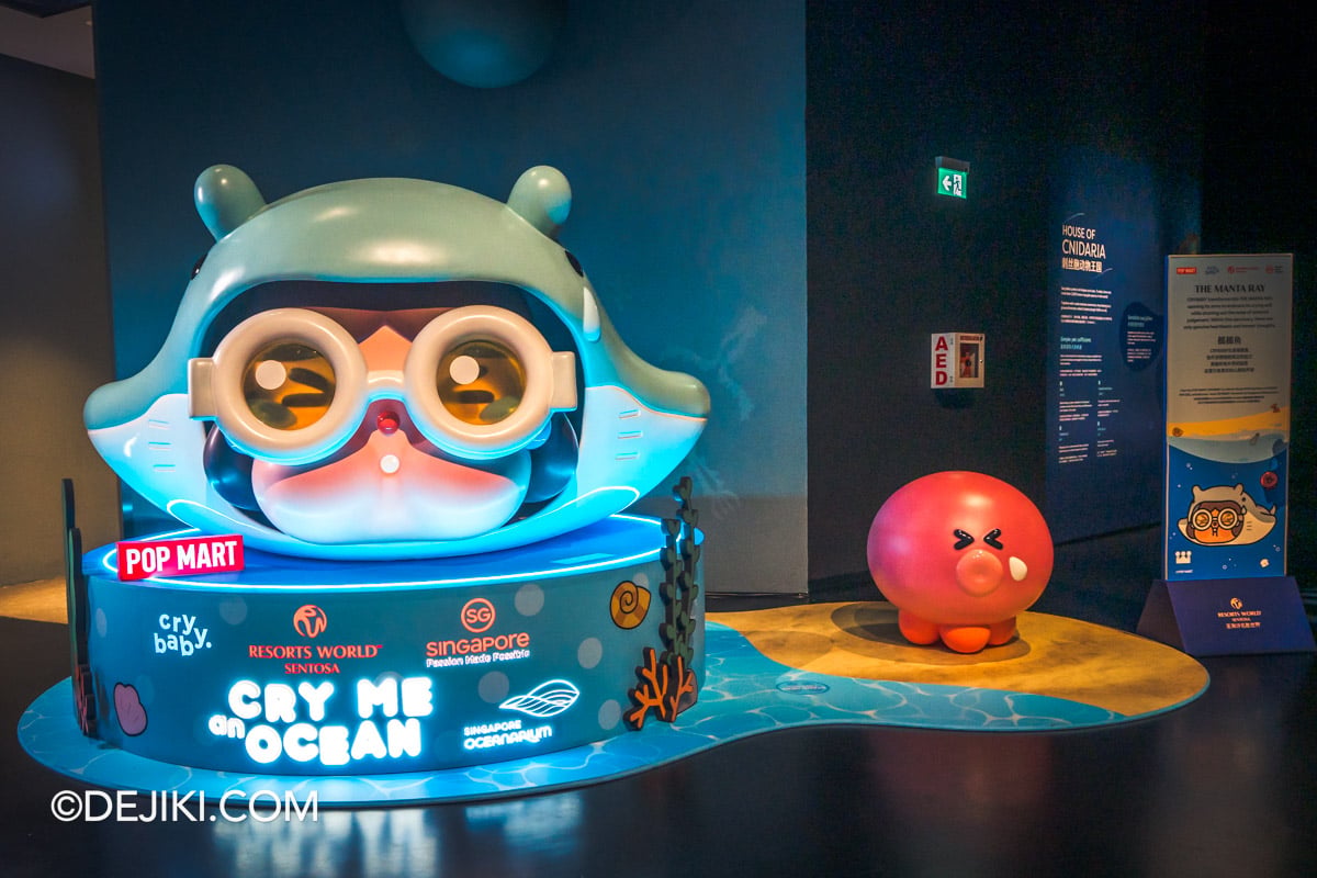 RWS Singapore Oceanarium 2026 POP MART CRYBABY CRY ME an OCEAN Activation - 4 The Manta Ray at Ocean Wonders RWS Singapore Oceanarium 2026 POP MART CRYBABY CRY ME an OCEAN Activation 4 The Manta Ray at Ocean Wonders