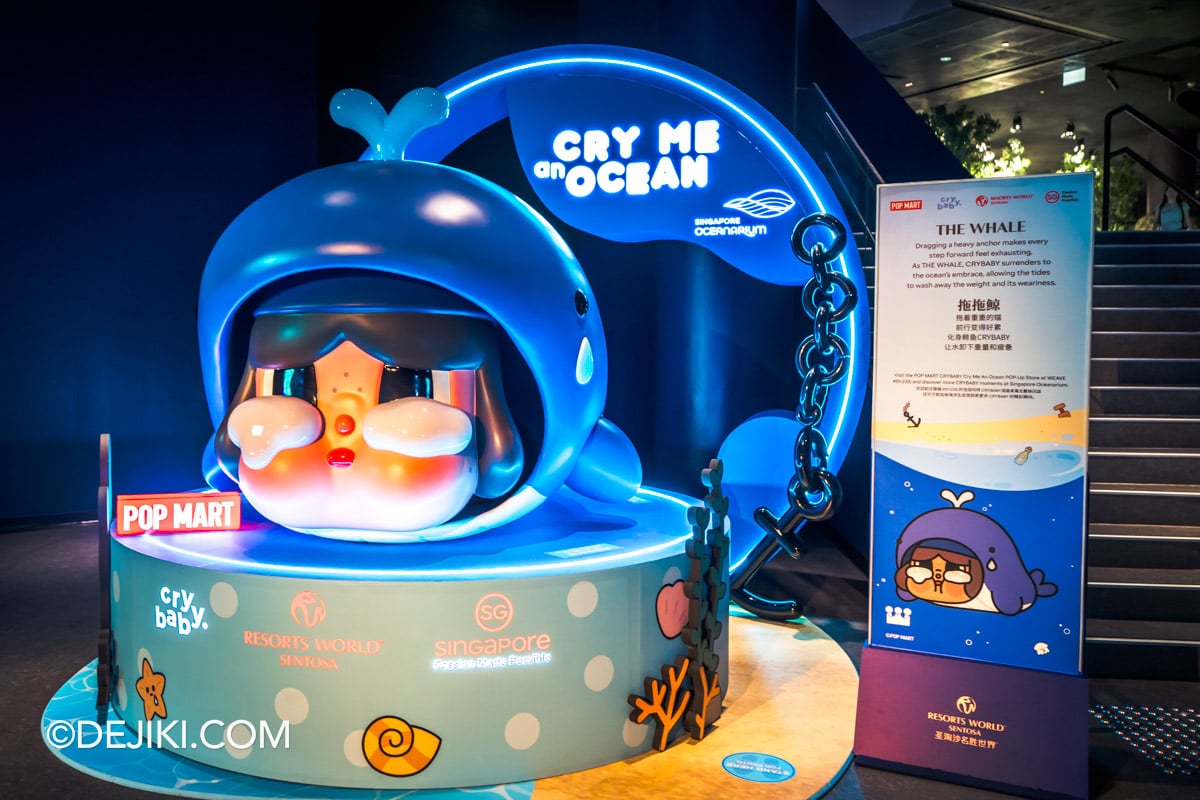 RWS Singapore Oceanarium 2026 POP MART CRYBABY CRY ME an OCEAN Activation - 6 The Whale at Shark Seas RWS Singapore Oceanarium 2026 POP MART CRYBABY CRY ME an OCEAN Activation 6 The Whale at Shark Seas