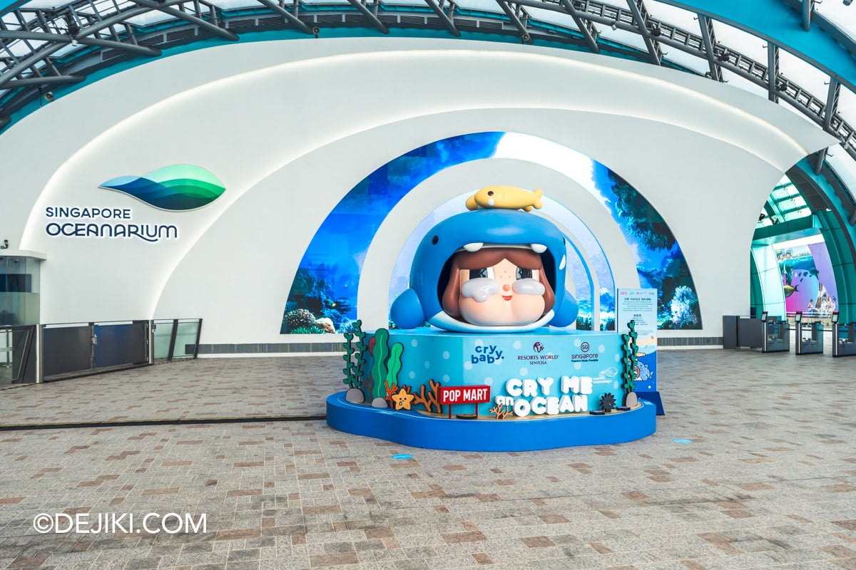 RWS Singapore Oceanarium 2026 POP MART CRYBABY CRY ME an OCEAN Activation - Entrance Plaza Wide RWS Singapore Oceanarium 2026 POP MART CRYBABY CRY ME an OCEAN Activation Entrance Plaza Wide