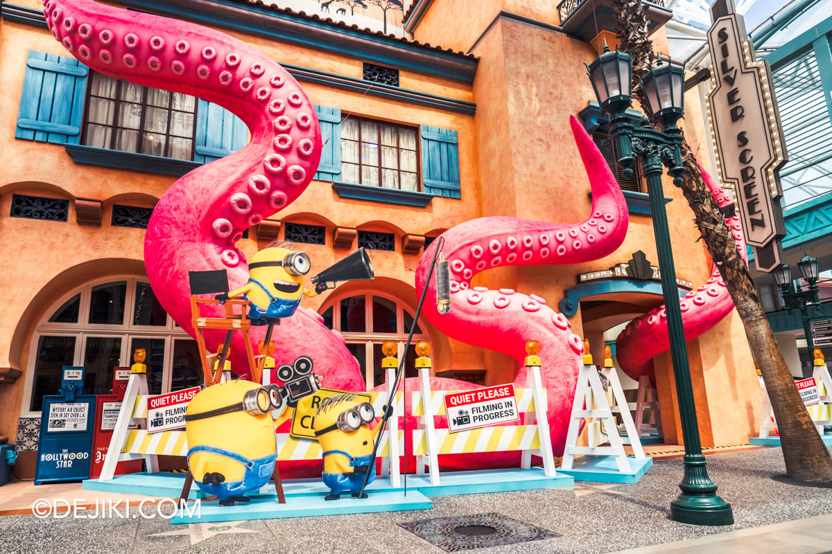 Universal Studios Singapore 2026 Minions and Monsters Summer event - Hollywood zone photo ops hot set Howard tentacles Universal Studios Singapore 2026 Minions and Monsters Summer event Hollywood zone photo ops hot set Howard tentacles