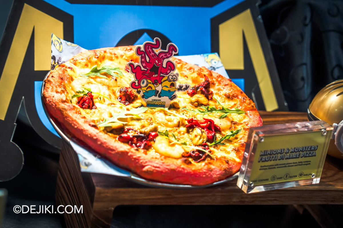 Universal Studios Singapore 2026 Minions and Monsters Summer event - Seasonal FNB menu Frutti di Mare Pizza Universal Studios Singapore 2026 Minions and Monsters Summer event Seasonal FNB menu Frutti di Mare Pizza