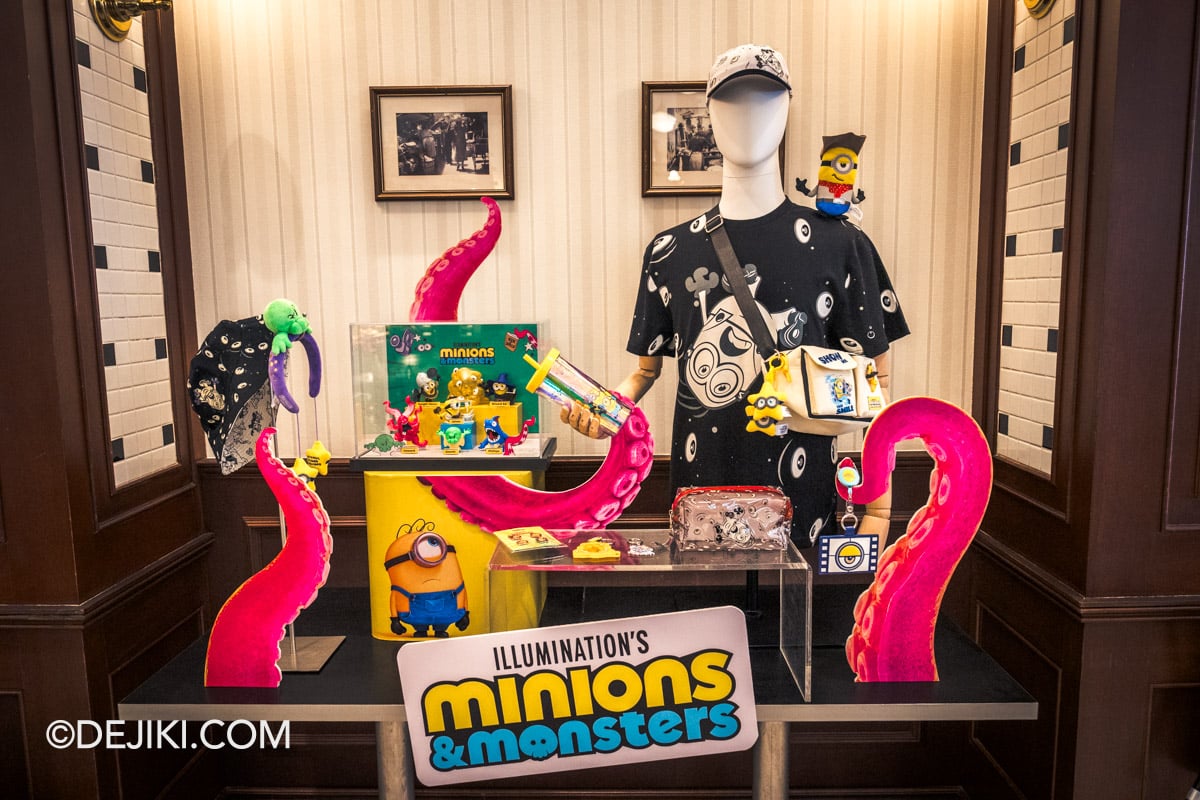 Universal Studios Singapore 2026 Minions and Monsters Summer event - seasonal merchandise display based on the movie Universal Studios Singapore 2026 Minions and Monsters Summer event seasonal merchandise display based on the movie