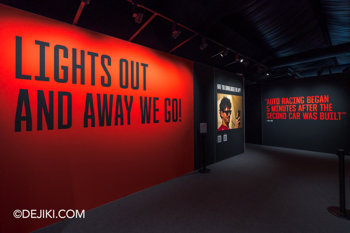 F1 The Exhibition Singapore - 1 Lights Out And Away We Go F1 The Exhibition Singapore 1 Lights Out And Away We Go